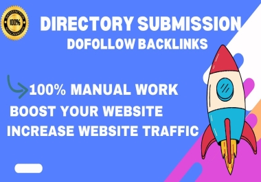 Manually 80 Directory Submission Dofollow High quality Backlinks