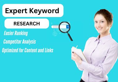 I will provide Best SEO keyword research for your website to rank on google.