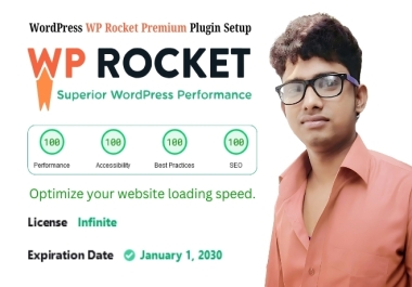 WordPress WP Rocket Premium Plugin Setup,  and improve website speed