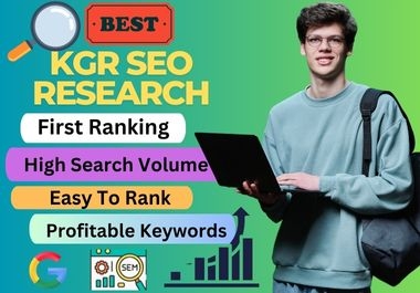 I will use the Best KGR SEO Research service for your Website