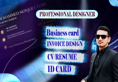 I Will Be Creative Any Graphics Design Service For your business Card Design