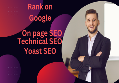 I will do complete SEO service for your website rank on google