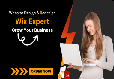 I will design,  develop or redesign wix website,  wix expert,  wix developer