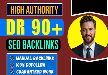 I will create 200 DR 90 manual SEO dofollow backlinks for google ranking