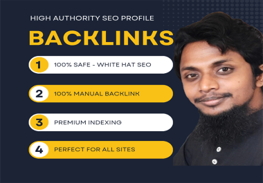 I will create high quality SEO profile backlinks with link building service