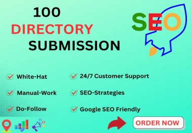 100 Powerful Directory Submission Backlink's High DA and SEO-Develop Links