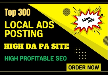 100 Local Ads on High-Traffic Classified Sites for Maximum Exposure