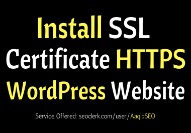 Install SSL Certificate HTTPS on WordPress Website