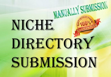 Manually do 25 niche and local directory submission from high authority directories